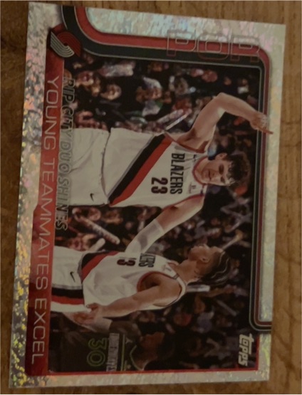 2025-26 Topps #289 Shaedon Sharpe — front