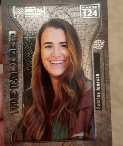 2021 Skybox Metal Universe #124 Sabrina Ionescu — front