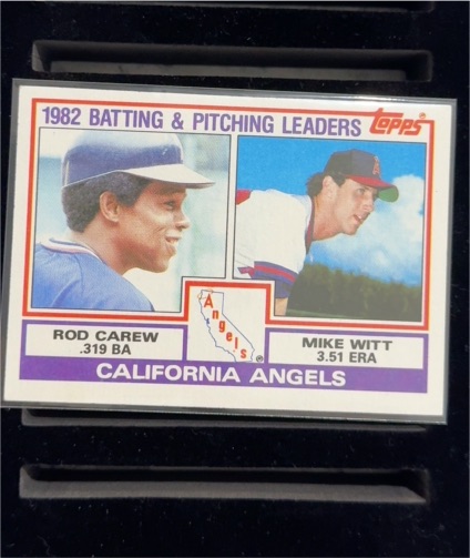 1983 Topps #651 Rod Carew Mike Witt California Angels — front