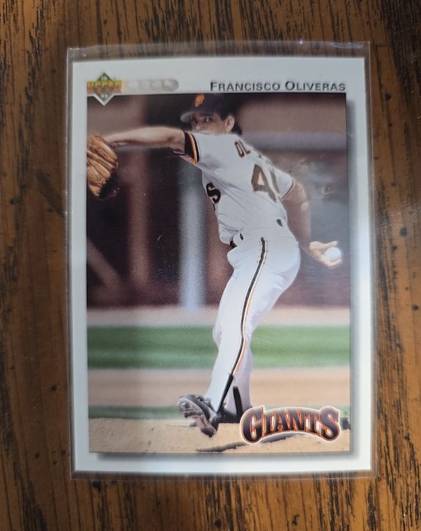 1992 Upper Deck #49 Francisco Oliveras — front