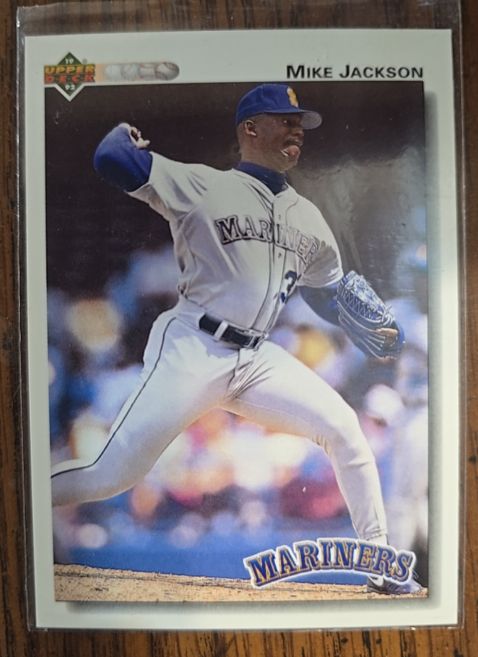 1992 Upper Deck #593 Mike Jackson — front