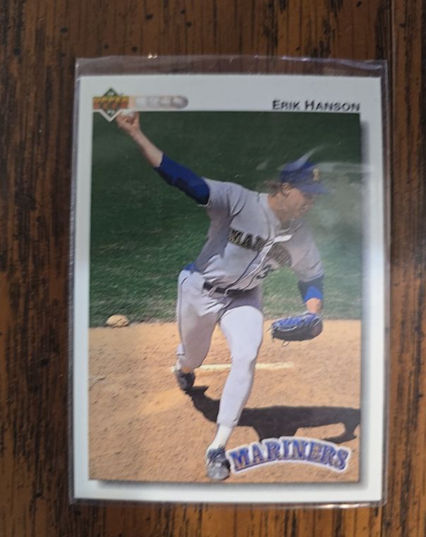 1993 Upper Deck #338 Erik Hanson — front