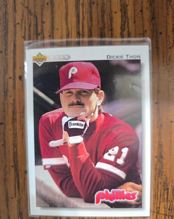 1992 Upper Deck #150 Dickie Thon — front