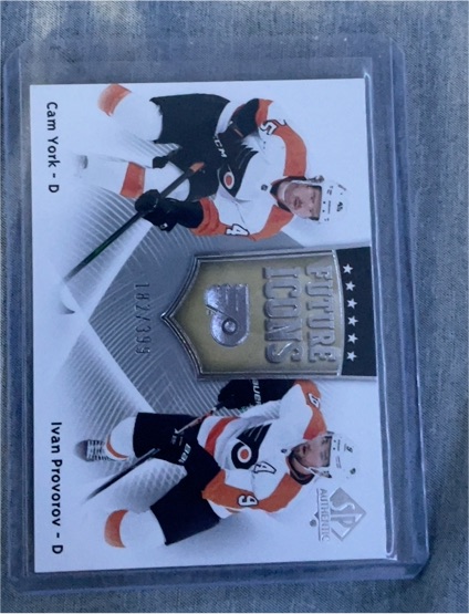 2021-22 SP Authentic #FI-7 Cam York / Ivan Provorov Future Icons — front
