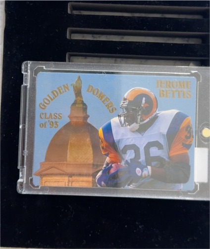 1994 Action Packed #194 Jerome Bettis '93 Class Golden Dome — front