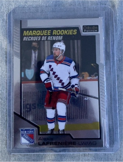 2020-21 O-Pee-Chee Platinum #151 Alexis Lafreniere — front