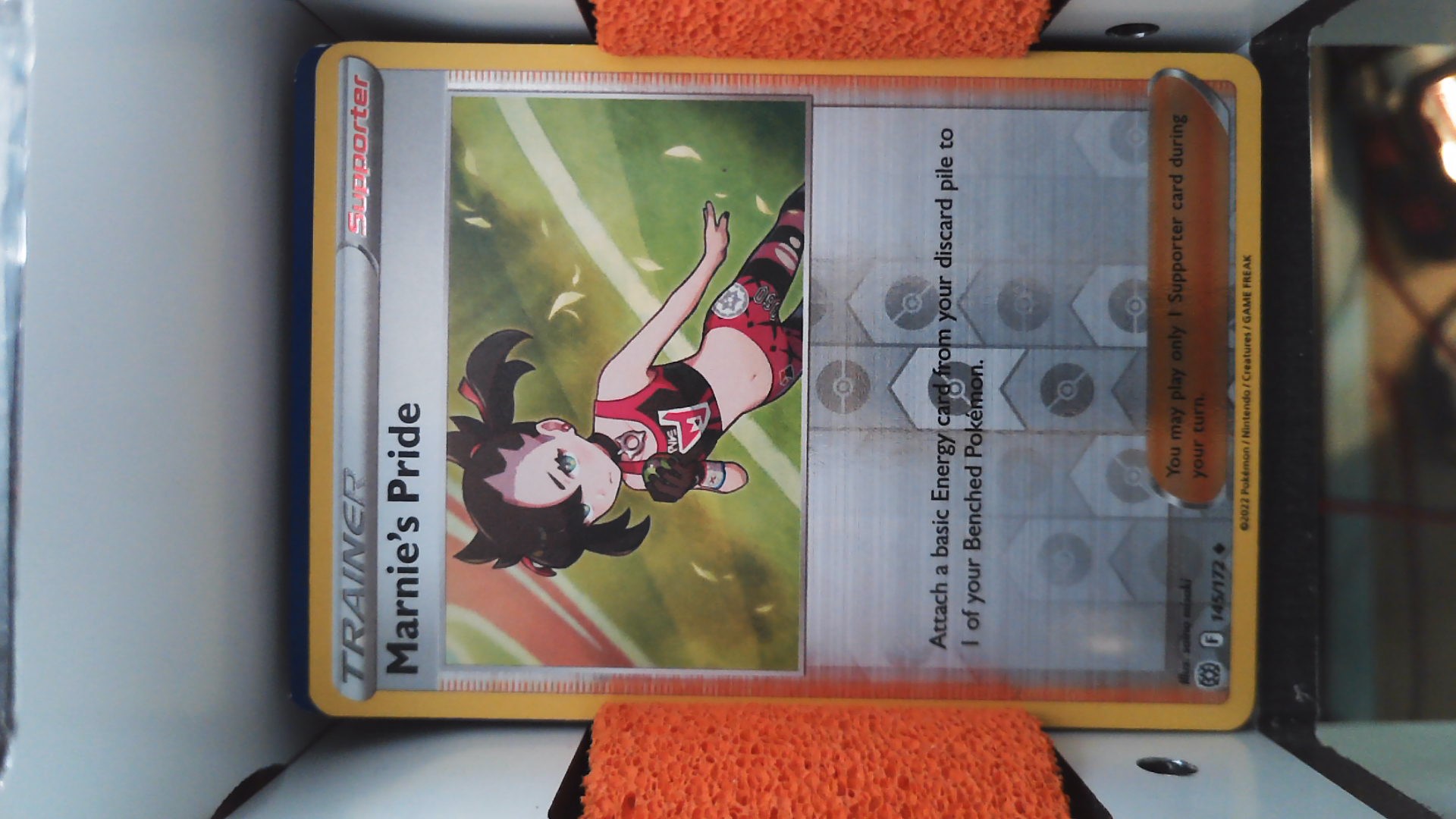 2022 Pokémon Sword & Shield: Brilliant Stars #145 Marnie's Pride — front