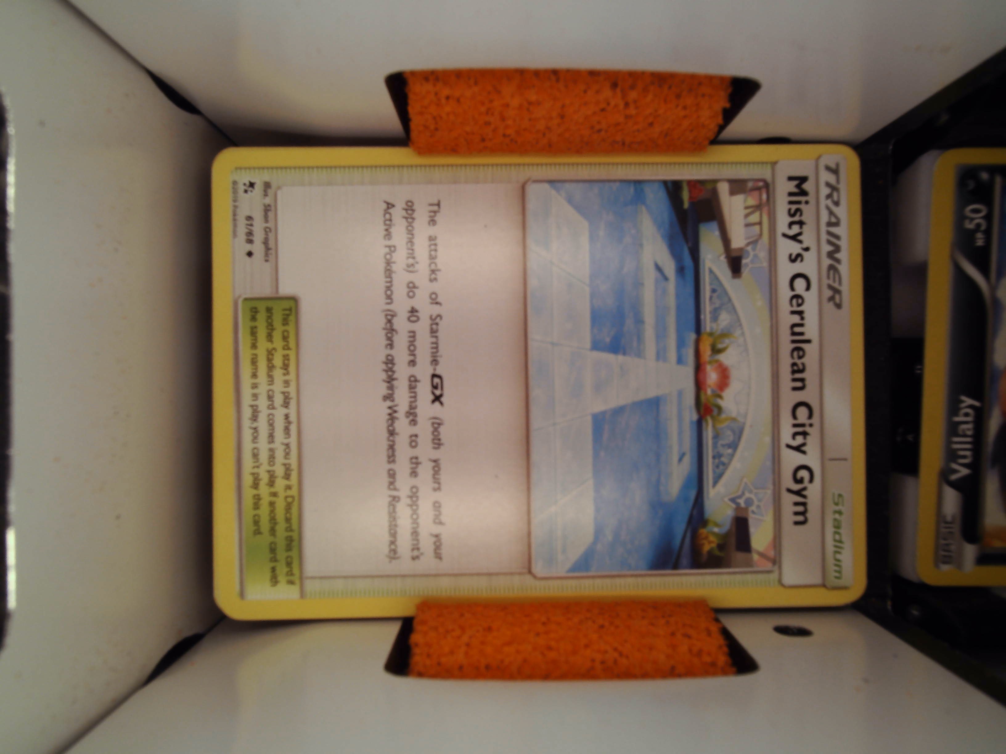 2019 Pokémon Hidden Fates #61 Misty's Cerulean City Gym — front