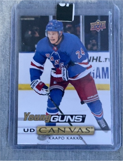 2019-20 Upper Deck Young Guns Canvas #C91 Kaapo Kakko — front
