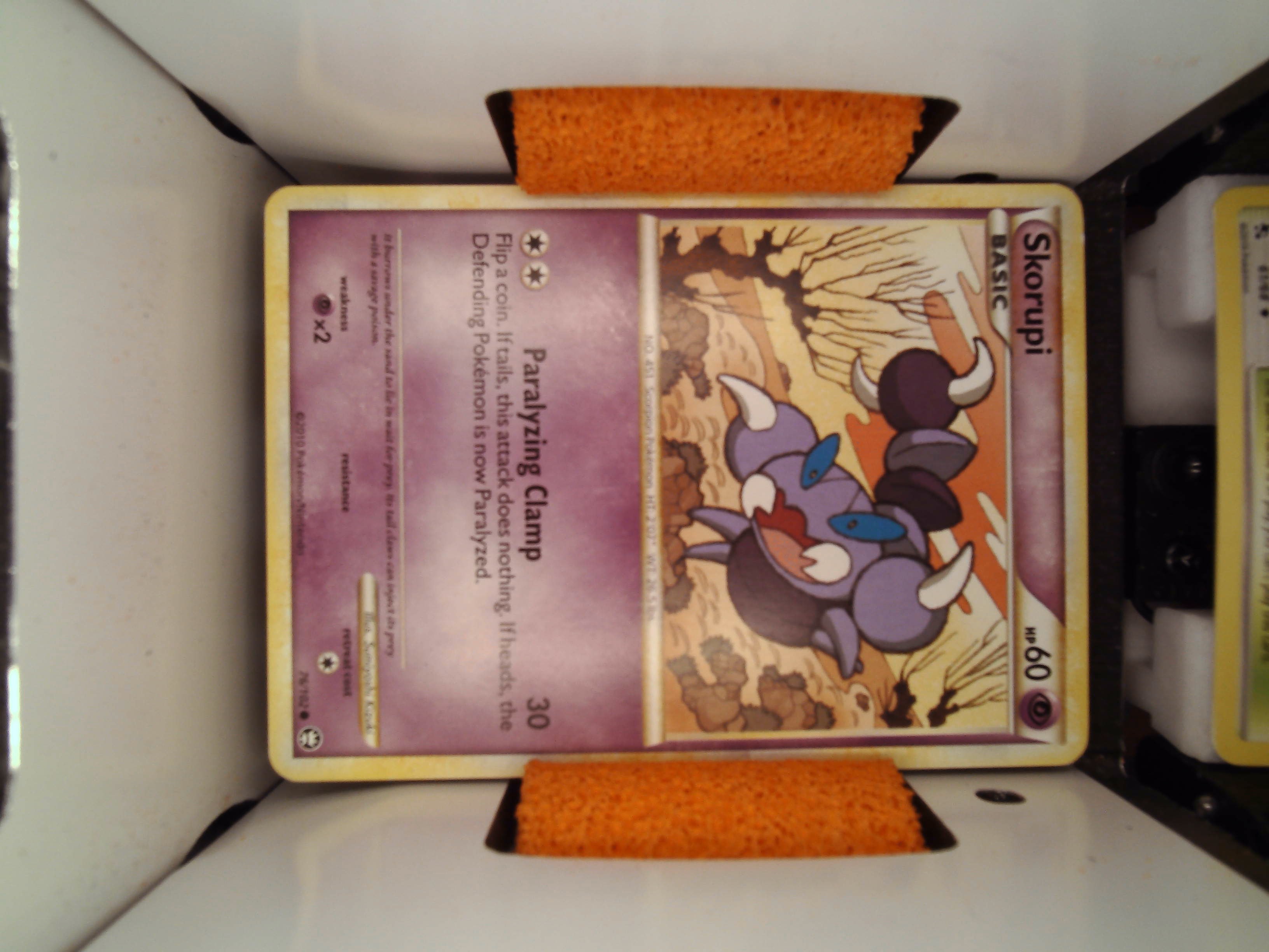 2010 Pokemon Triumphant #76 Skorupi — front