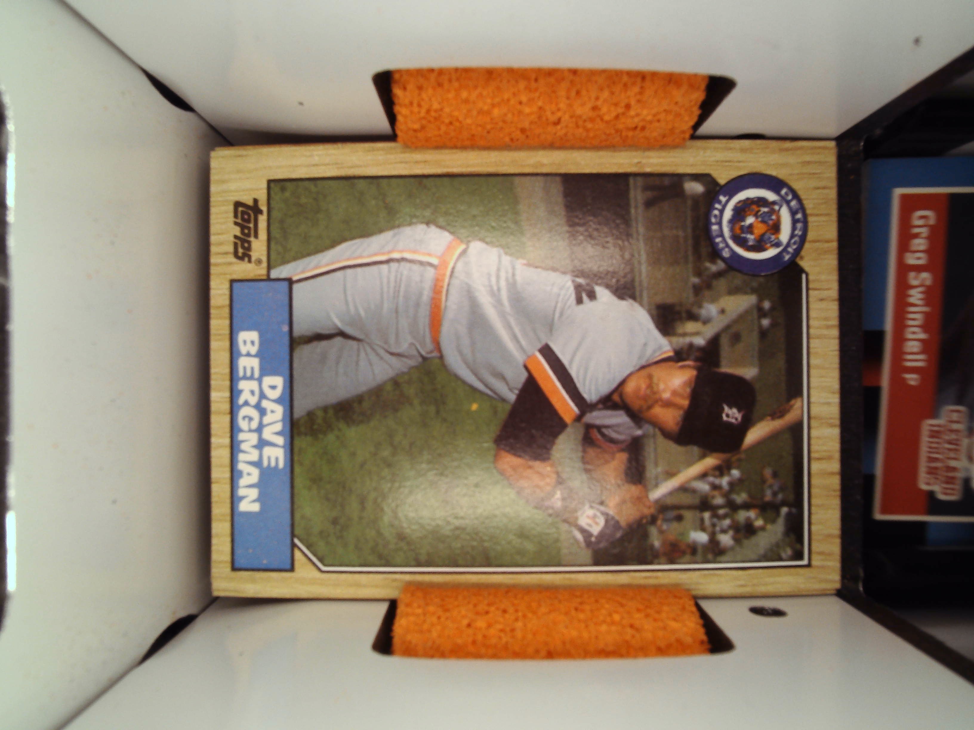 1987 Topps #492 Dave Bergman — front