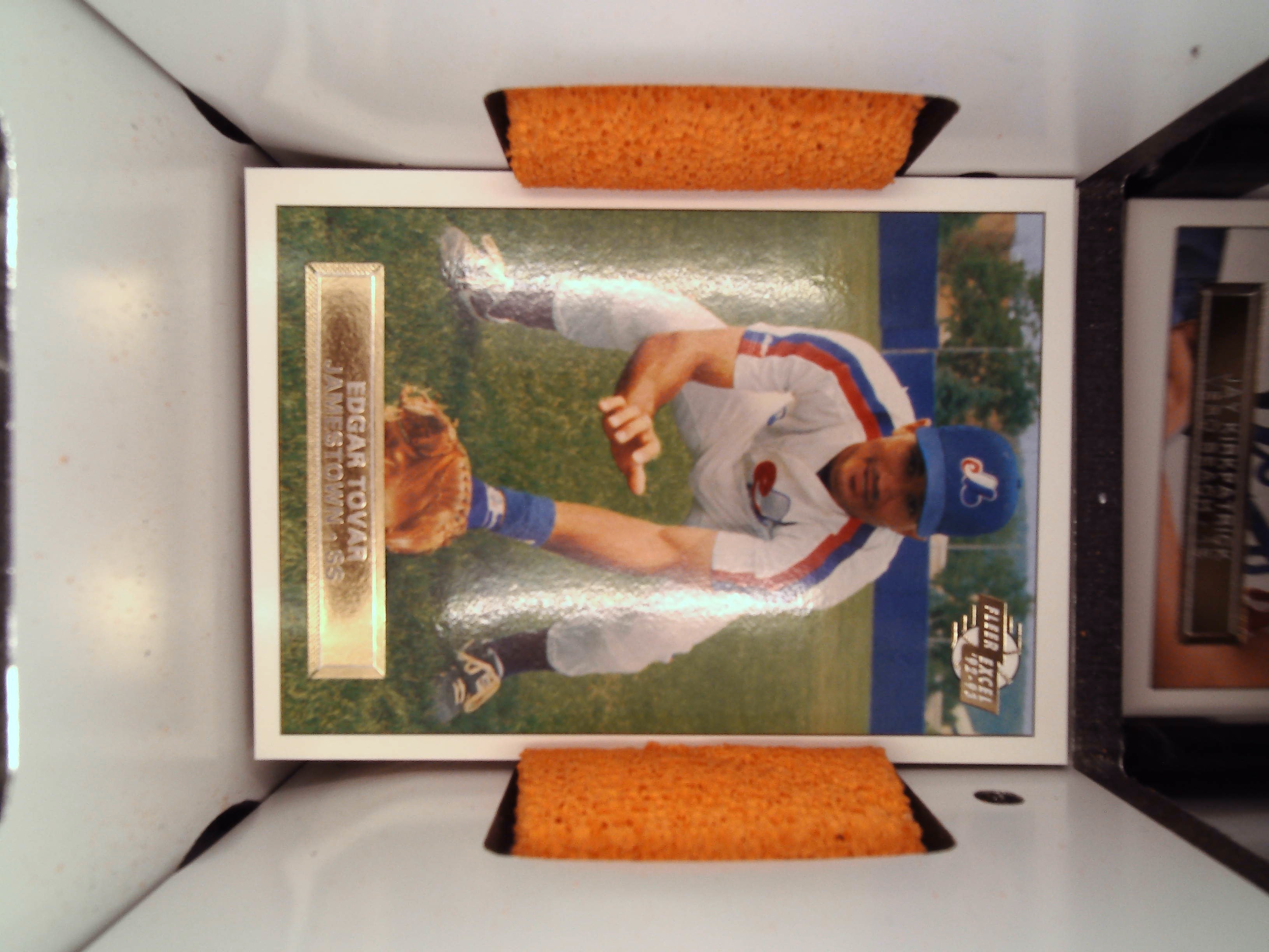 1992-93 Fleer Excel #62 Edgar Tovar Jamestown Expos — front