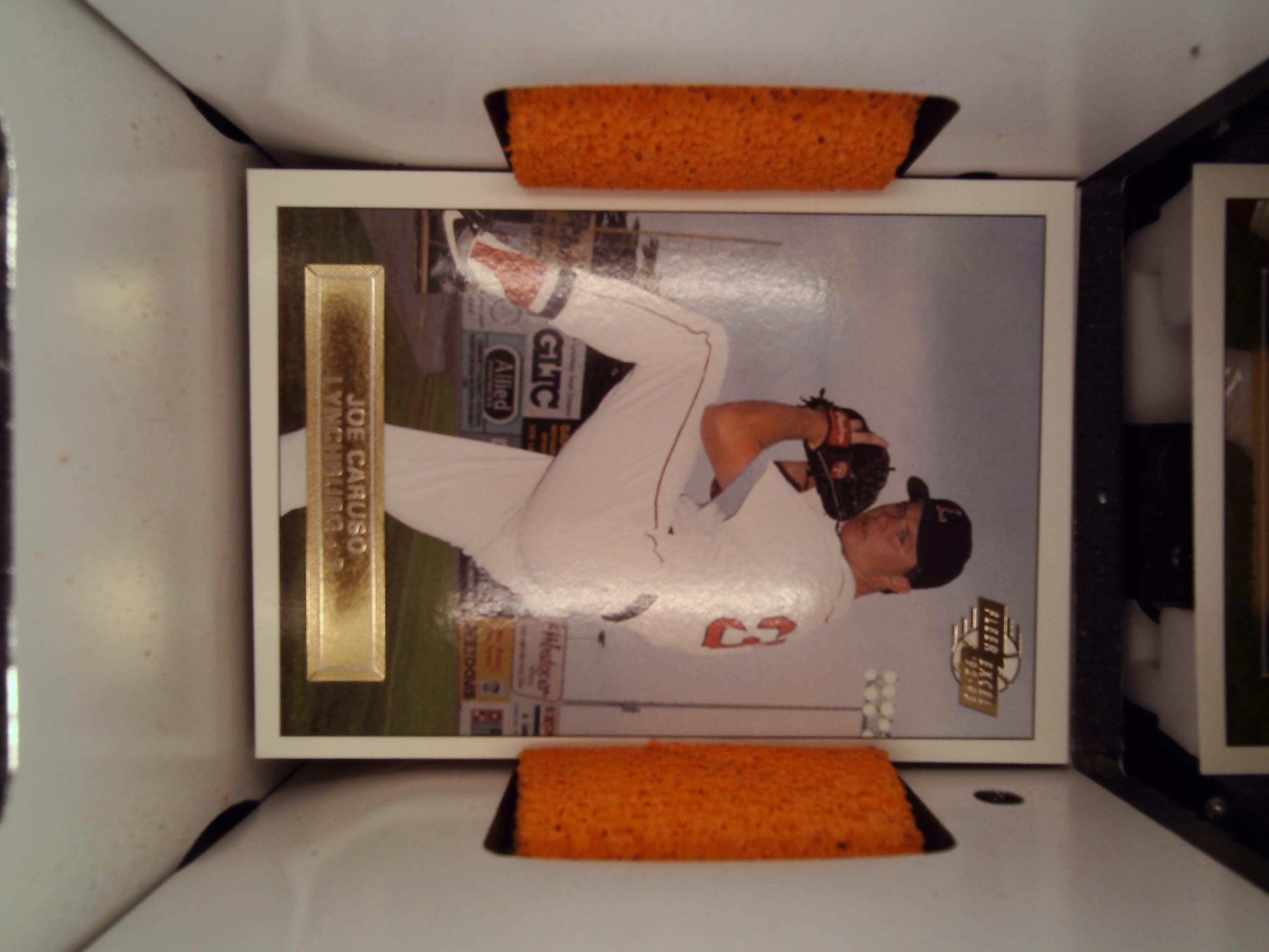 1995 Fleer #N/A Joe Caruso Lynchburg — front