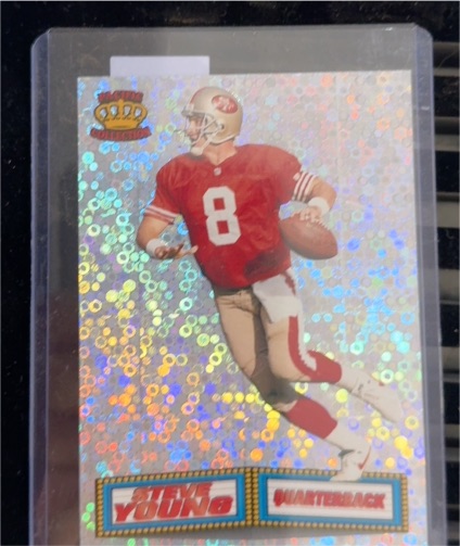 1994 Pacific Marquee Prizm #8 Joe Montana — front