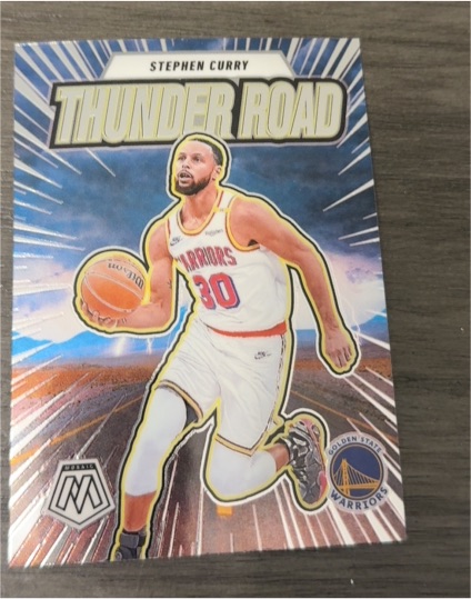 2024-25 Panini Mosaic #5 Stephen Curry Thunder Road — front