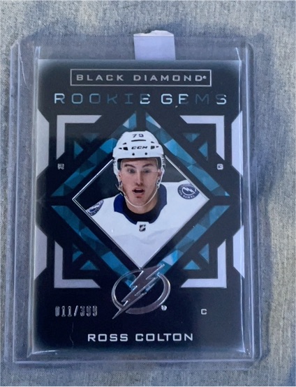 2021-22 Upper Deck Black Diamond Rookie Gems #RG-RC Ross Colton — front