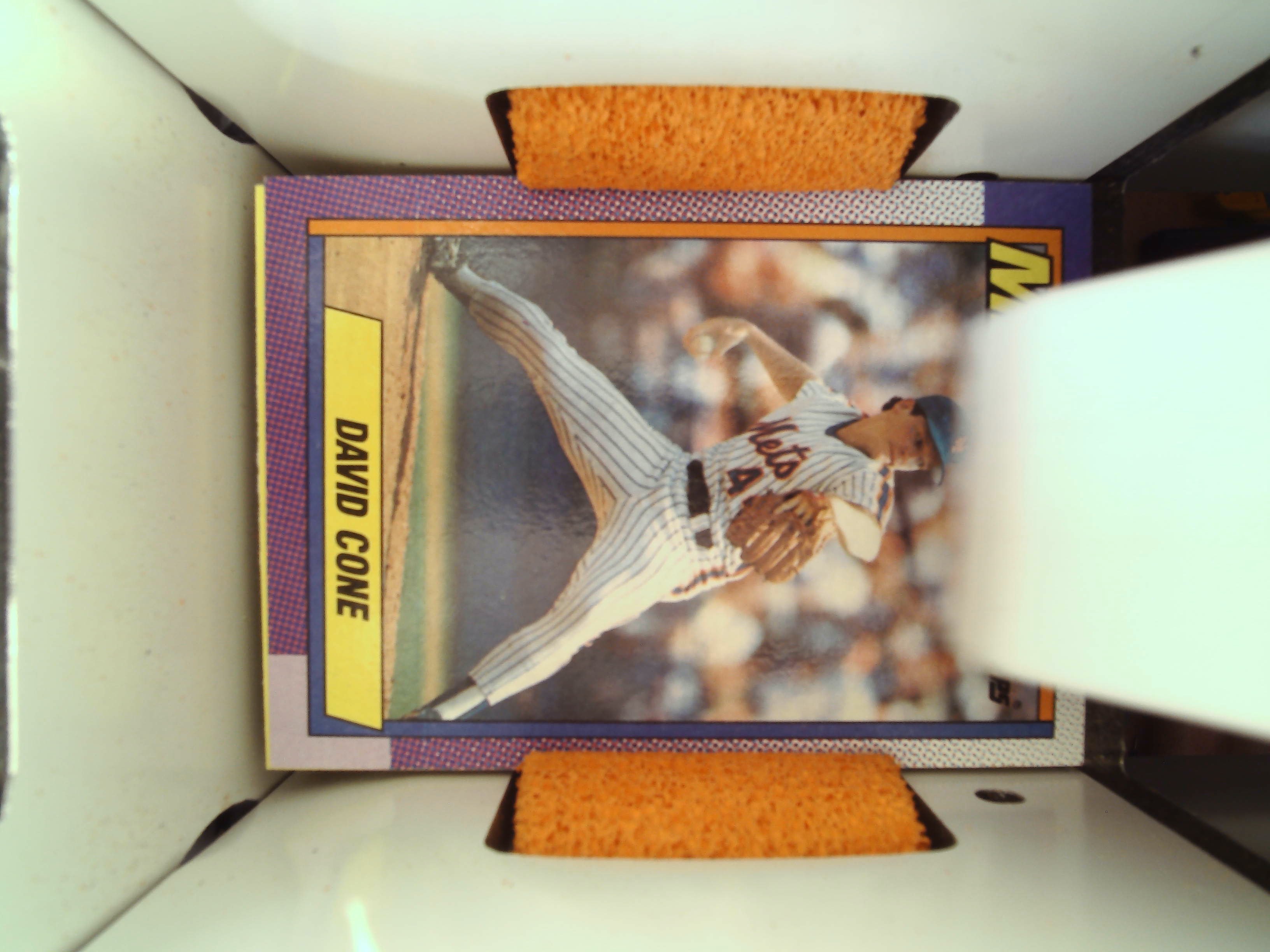 1987 Topps #21 David Cone — front