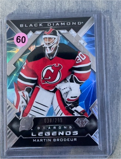 2022-23 Upper Deck Black Diamond #038 Martin Brodeur — front