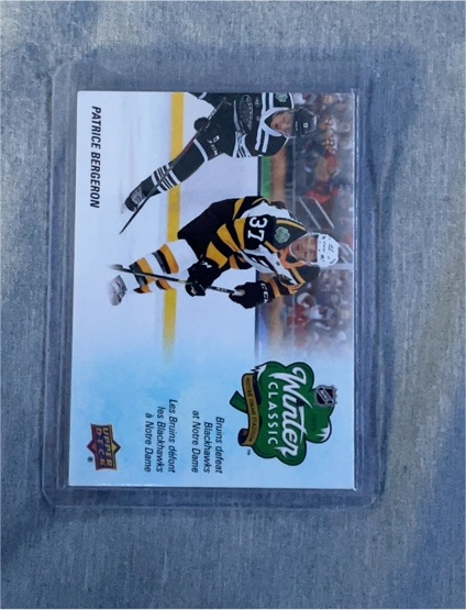 2019-20 Upper Deck Tim Hortons #SE-5 Patrice Bergeron — front