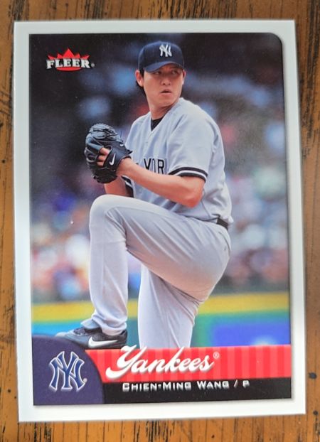 2007 Fleer #127 Chien-Ming Wang — front