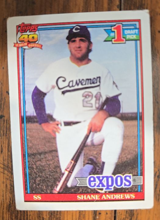 1991 Topps #74 Shane Andrews — front