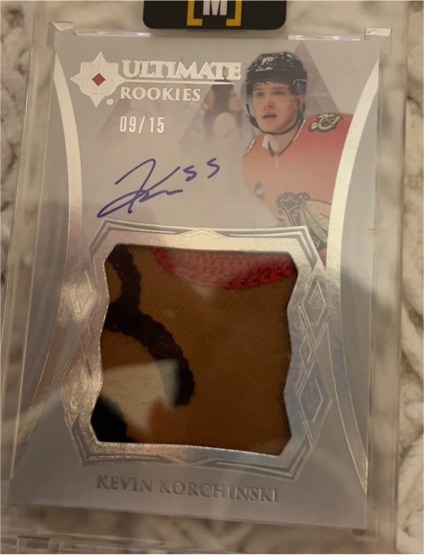 2023-24 Upper Deck Ultimate Rookies #? Kevin Korchinski — front