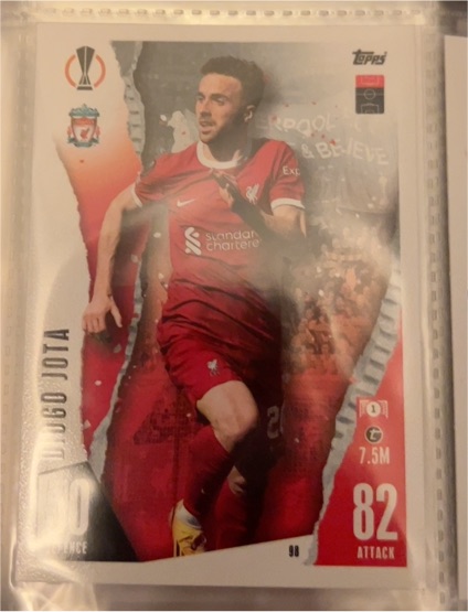 2023 Topps Match Attax UEFA Club Competitions #98 Diogo Jota — front