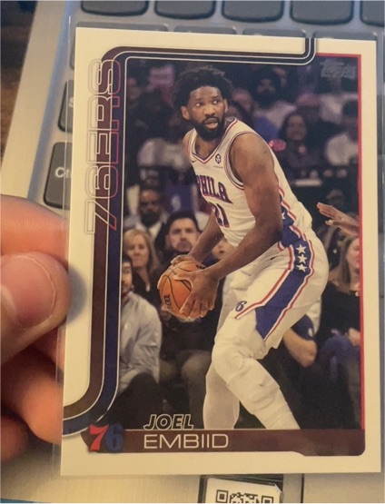 2025-26 Topps #22 Joel Embiid — front