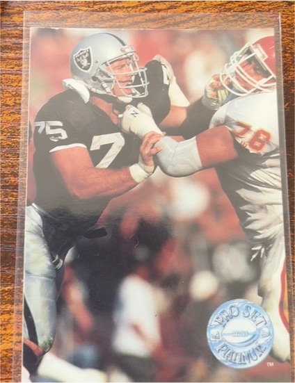1991 Pro Set Platinum #54 Howie Long — front