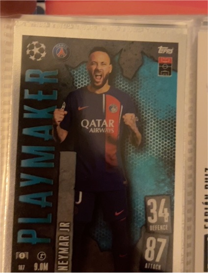 2023-24 Topps Match Attax UEFA #187 Neymar Jr — front