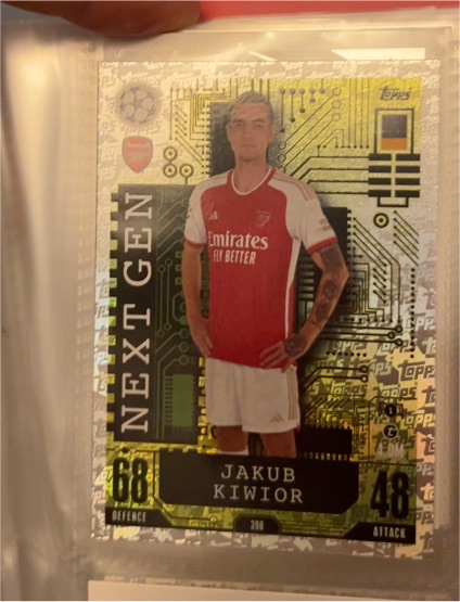2023-24 Topps Match Attax #390 Jakub Kiwior — front
