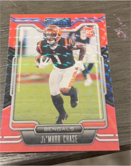 2021 Panini Playbook #105 Ja'Marr Chase — front