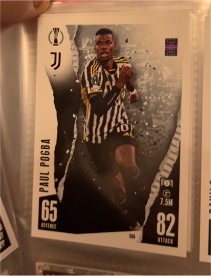 2023-24 Topps Match Attax UEFA Club Competitions #368 Paul Pogba — front