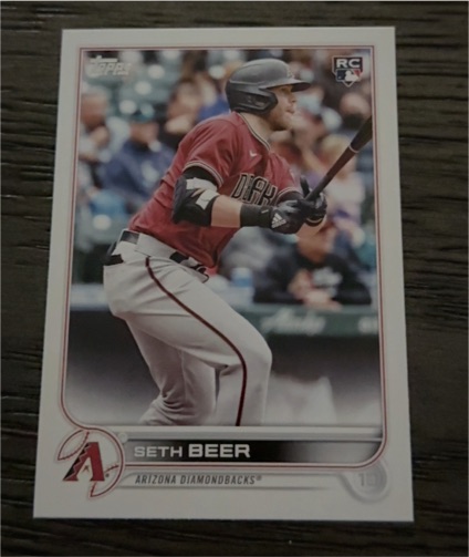 2022 Topps Series 2 #345 Seth Beer — front