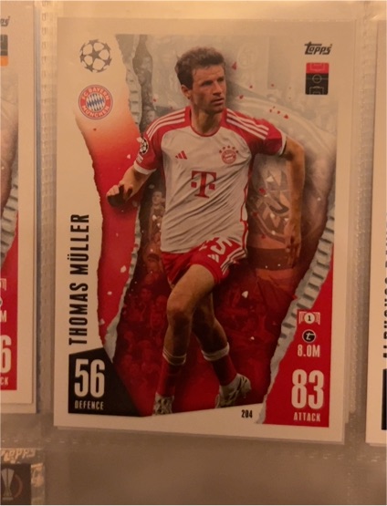 2023-24 Topps Match Attax #204 Thomas Müller FC Bayern Munchen — front