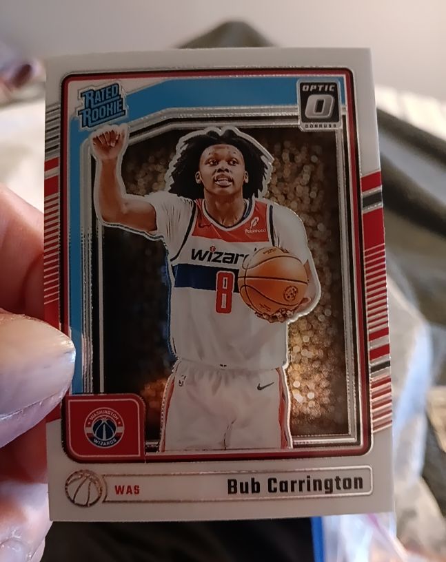 2024-25 Panini Donruss Optic #273 Bub Carrington — front