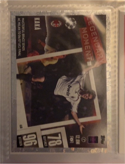 2023-24 Topps Match Attax UEFA #450 Kaká Legendary Moment — front