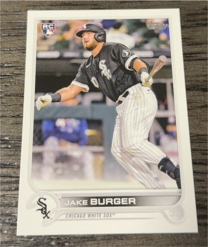 2022 Topps Series 1 #186 Jake Burger — front