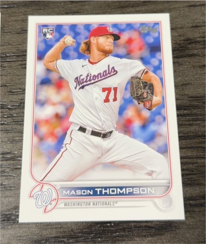 2022 Topps #38 Mason Thompson — front