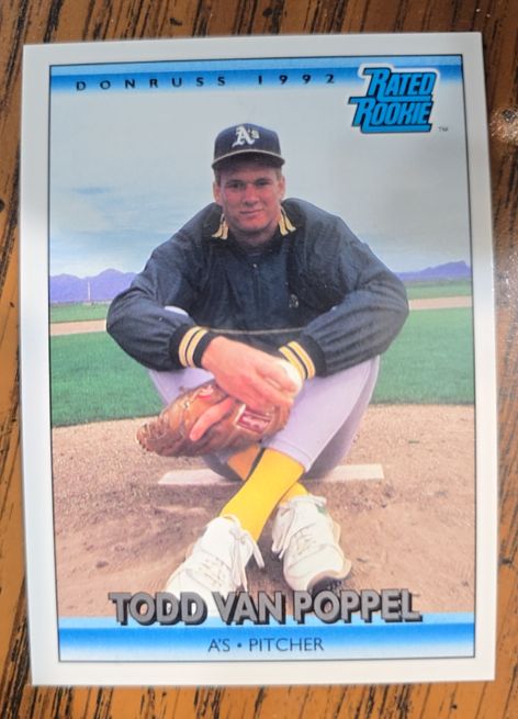 1992 Donruss #9 Todd Van Poppel — front