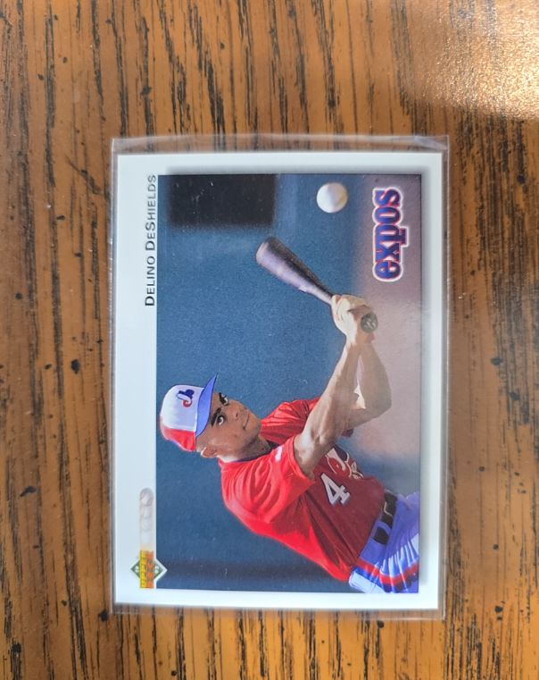 1992 Upper Deck #167 Delino DeShields — front