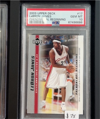 2003 Upper Deck #17 LeBron James Phenomenal Beginning — front