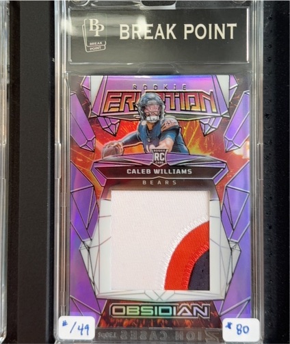 2024 Panini Obsidian Rookie Eruption #ERM-CWB Caleb Williams — front