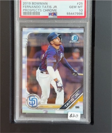 2019 Bowman Chrome Prospects #25 Fernando Tatis Jr. — front