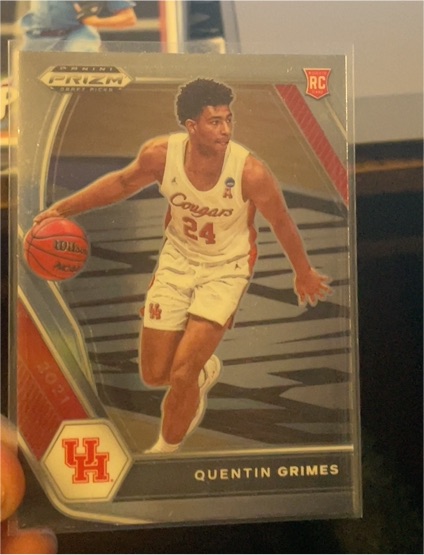 2021-22 Panini Prizm Draft Picks #46 Quentin Grimes — front