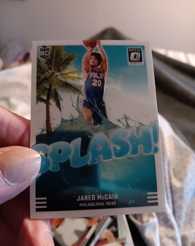 2024-25 Panini Donruss Optic #3 Jared McCain Splash! Rookie Card — front