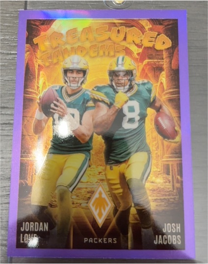 2024 Panini Phoenix Treasured Tandems #TT-GB Jordan Love & Josh Jacobs — front