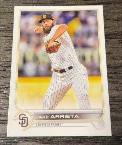2022 Topps Series 1 #214 Jake Arrieta — front