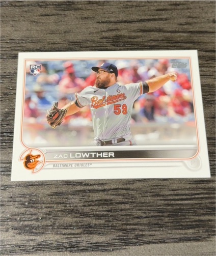 2022 Topps #133 Zac Lowther — front