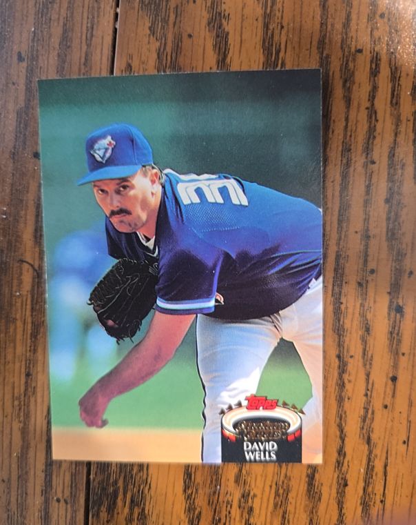 1992 Topps Stadium Club #721 David Wells — front